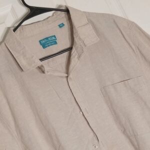 Women's linen short sleeve shirt TENTH&OCEAN washable